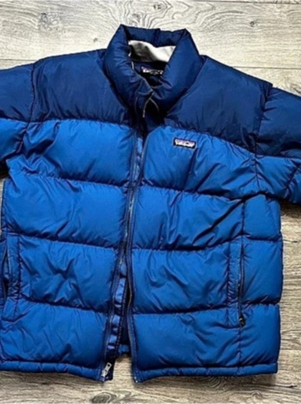 Patagonia Blue Puffer Jacket Size Large